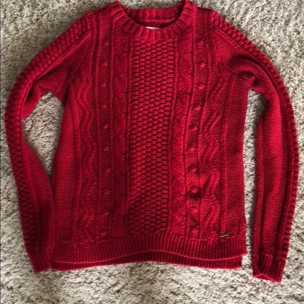Red Sweater from Hollister